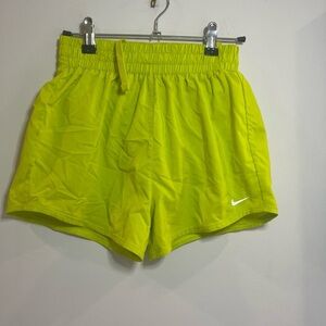 Nike Women's Bright Lime Athletic Shorts